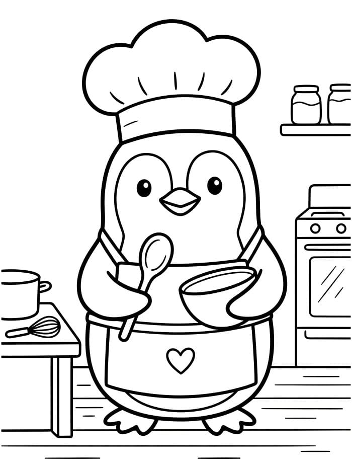 Penguin koki