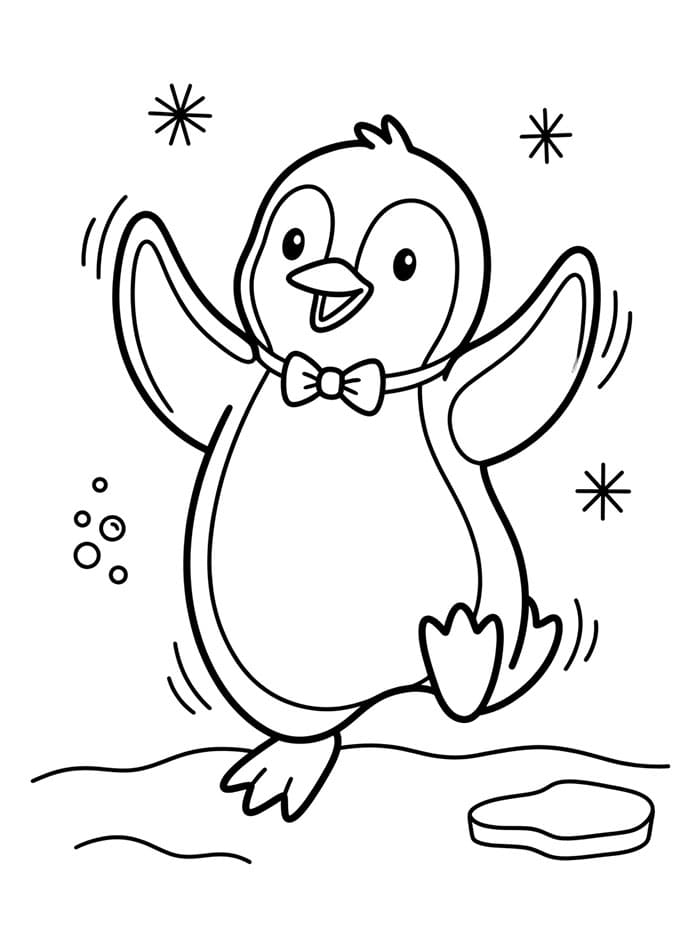 Penguin menari