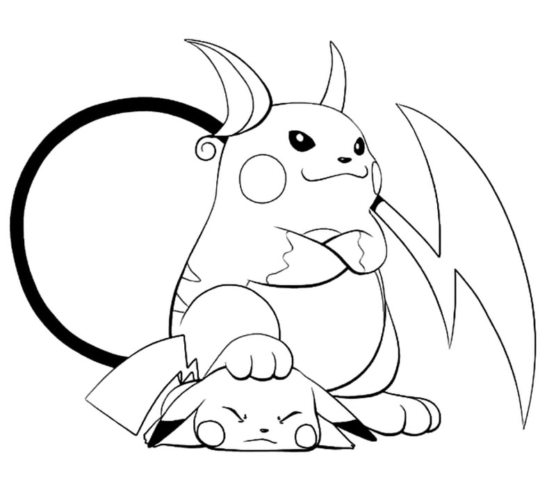 Pikachu dan Raichu