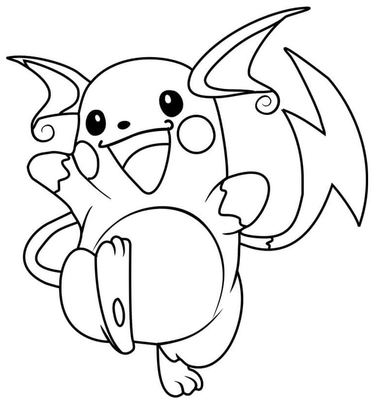 Pokemon Raichu Menyenangkan
