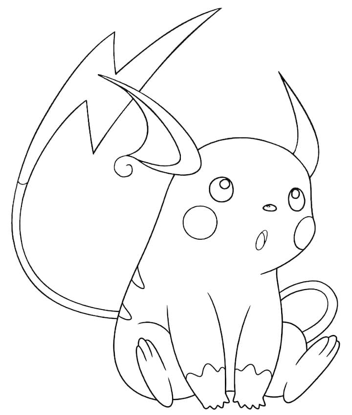 Raichu duduk