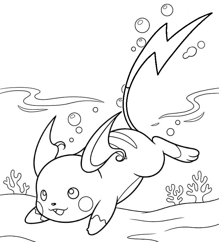 Raichu menyelam