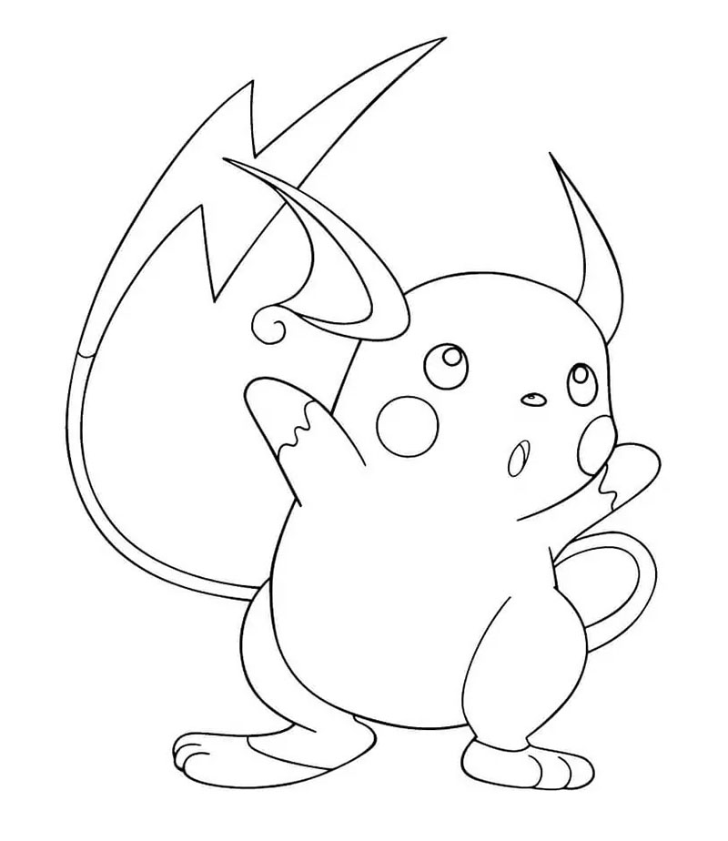 Raichu terkejut