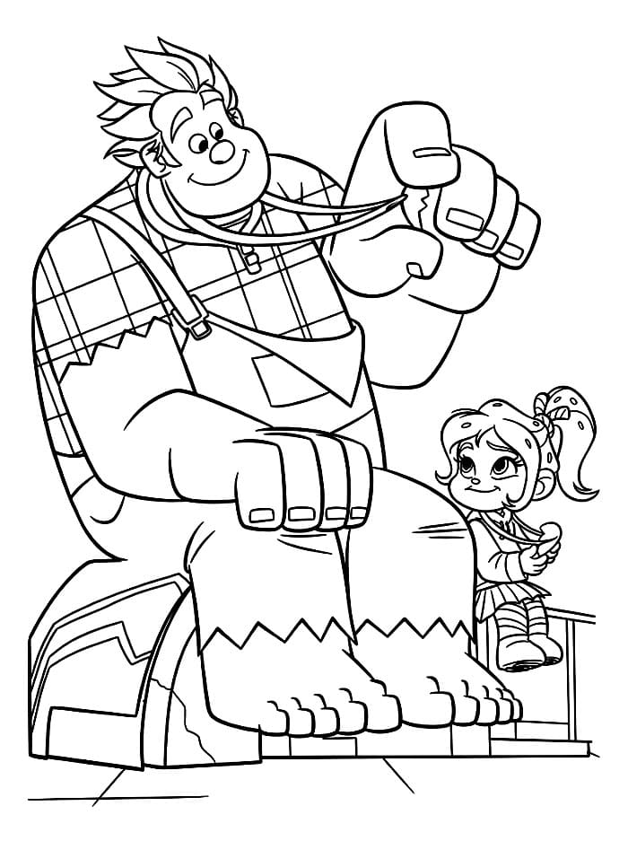 Ralph dan Vanellope Sahabat Terbaik
