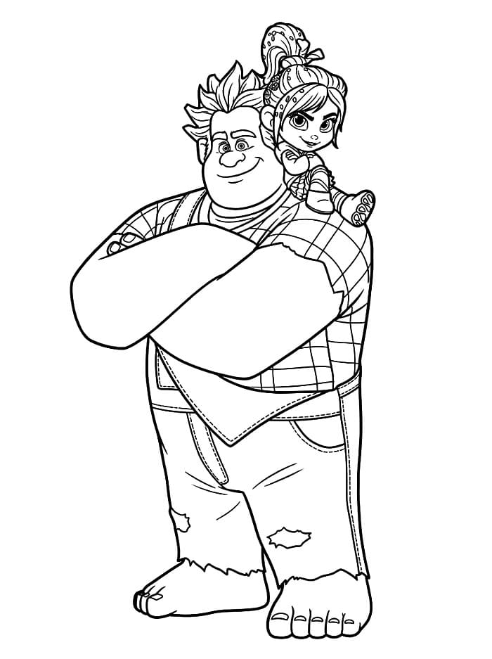 Ralph dan Vanellope yang Manis