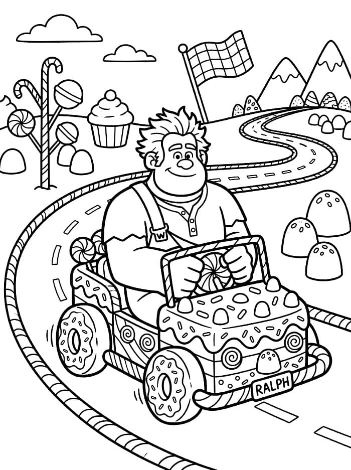 Ralph Mengemudi Kart