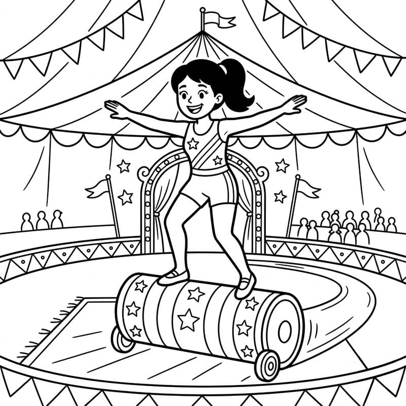 Roller Keseimbangan Sirkus