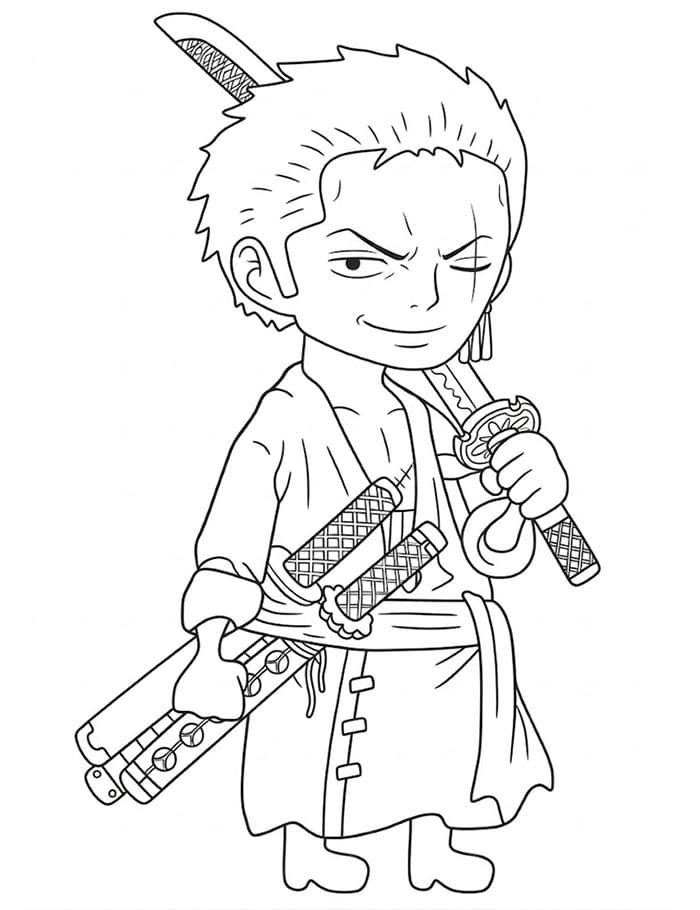 Roronoa Zoro yang lucu