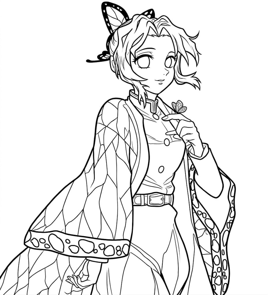 Shinobu Kochou dari Anime Demon Slayer