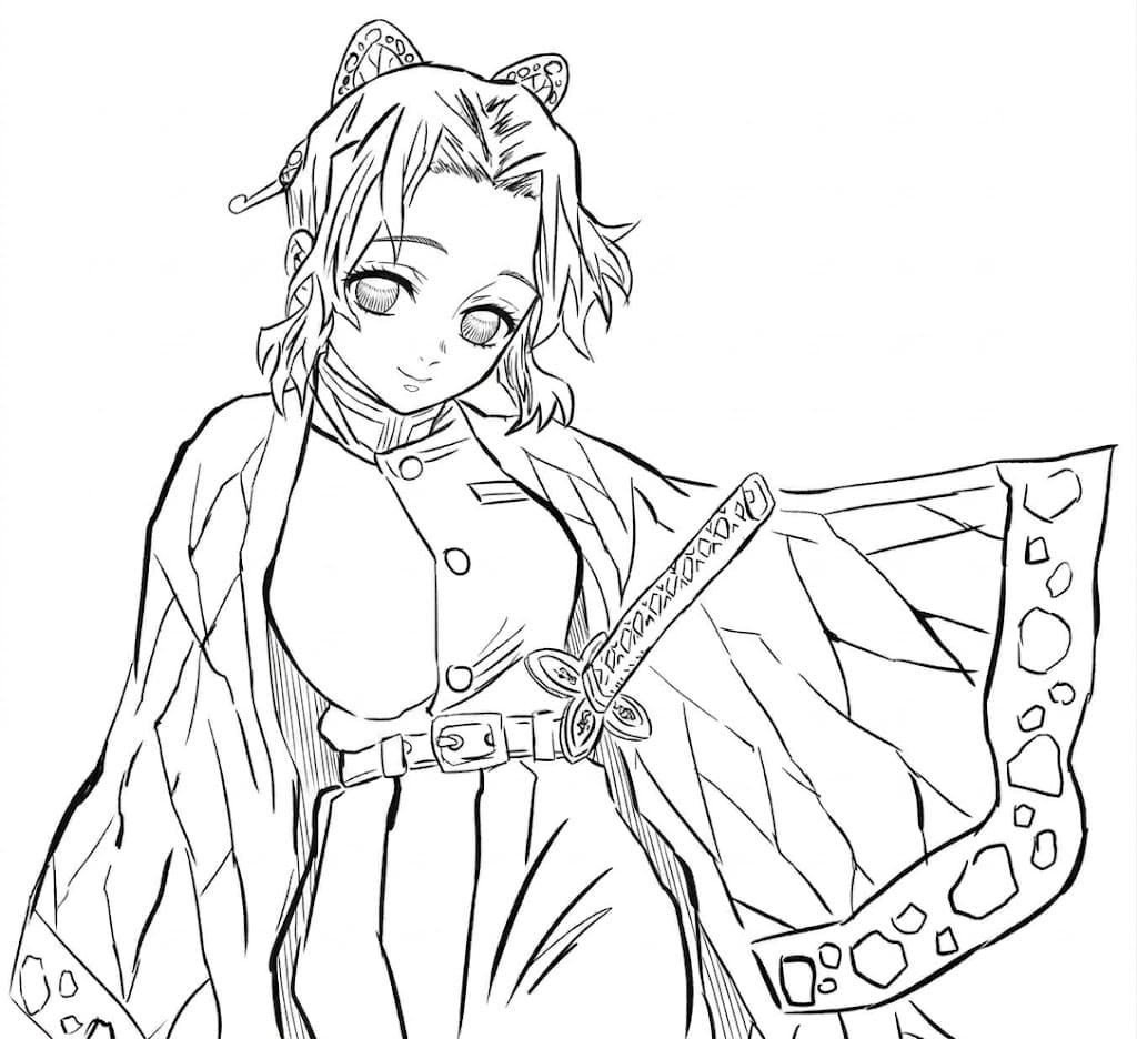 Shinobu Kochou di Pembunuh Iblis
