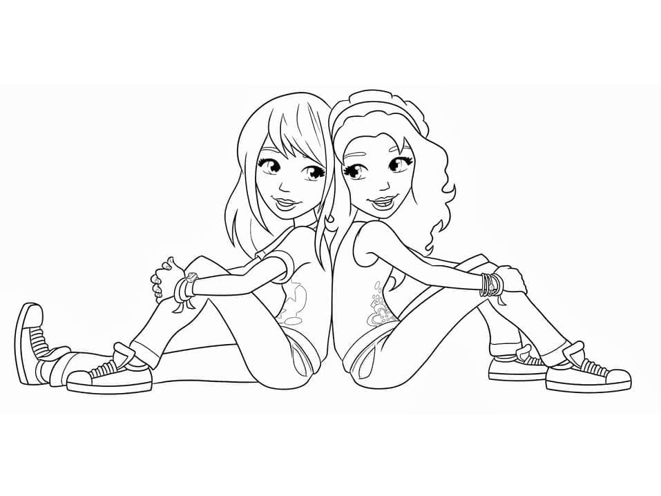Stephanie dan Emma Lego Friends