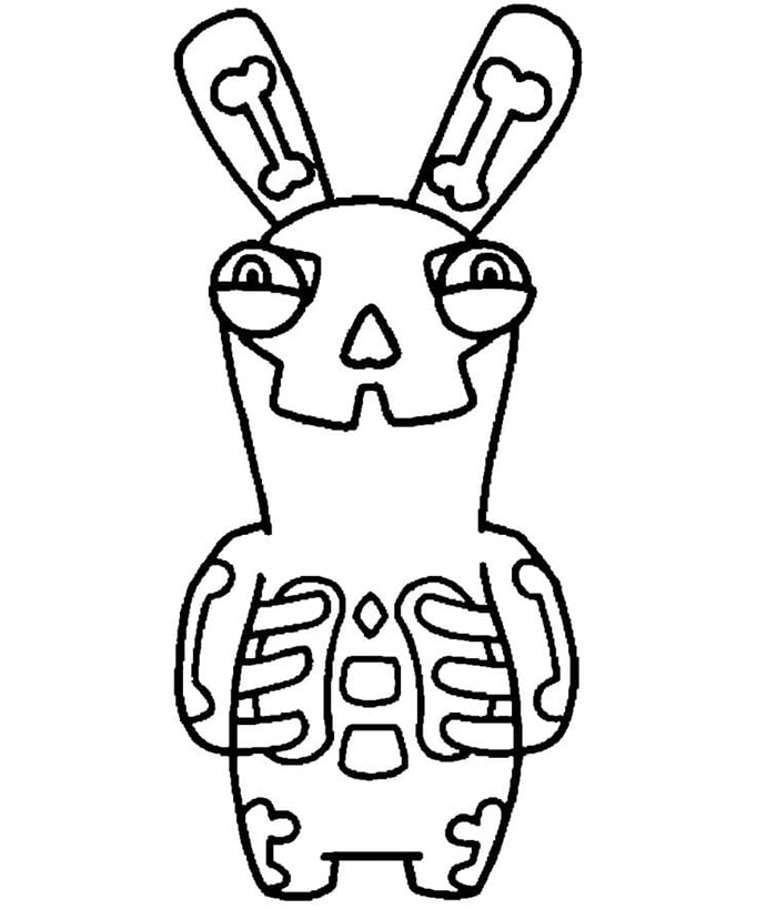 Skeleton Rabbid Stumble Guys