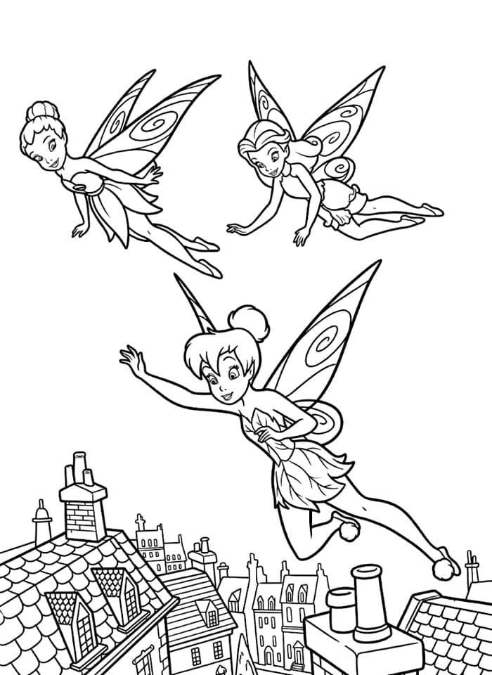 Tinkerbell dan Teman-Teman Terbang