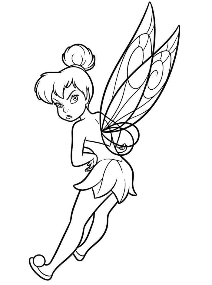 Tinkerbell dengan Wajah Kesal