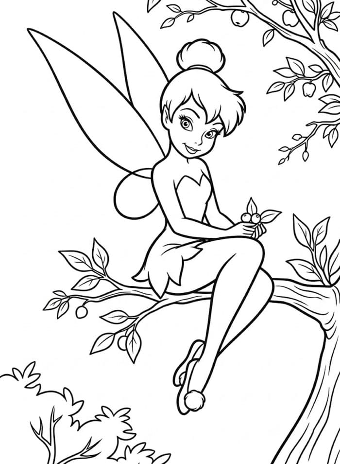 Tinkerbell di Dahan Pohon
