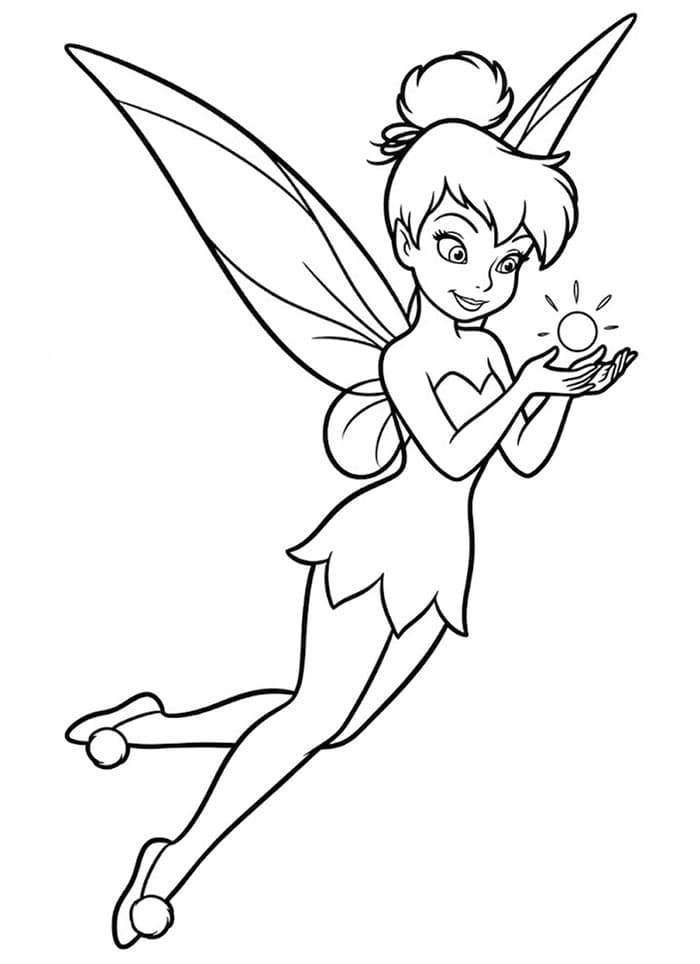 Tinkerbell Memegang Cahaya