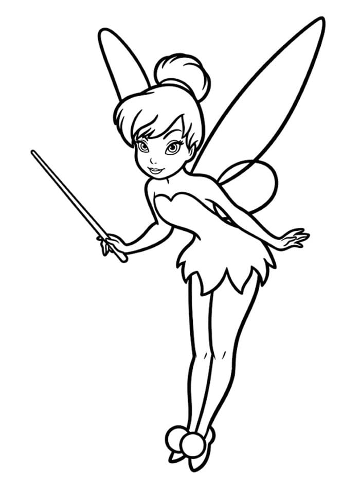 Tinkerbell Memegang Tongkat Sihir