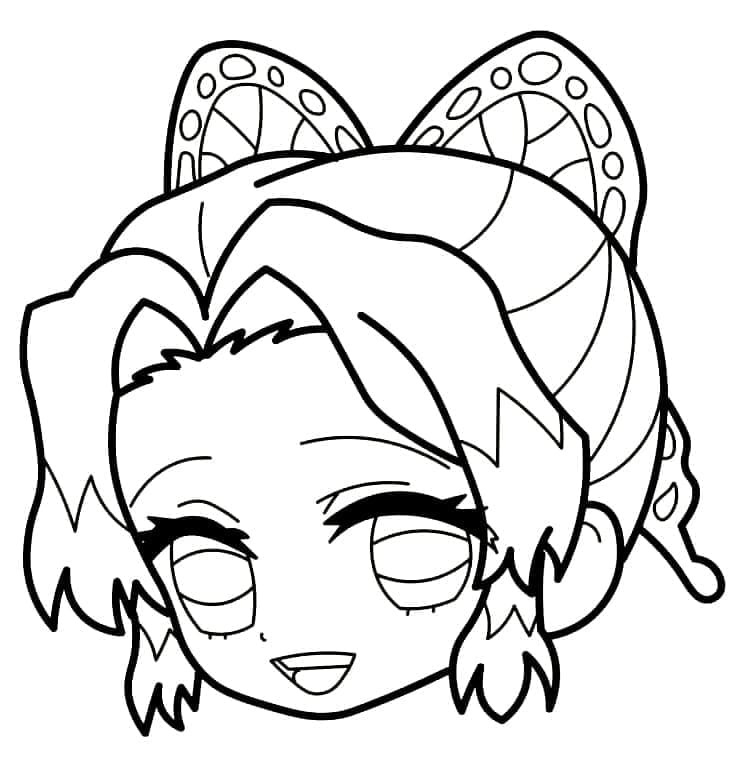 Wajah Chibi Shinobu Kochou
