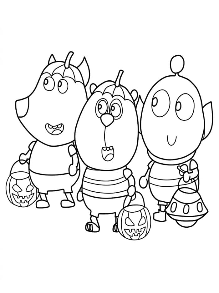 Wolfoo di Halloween