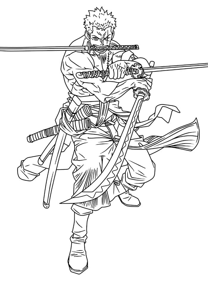Zoro Bersiap Untuk Menyerang