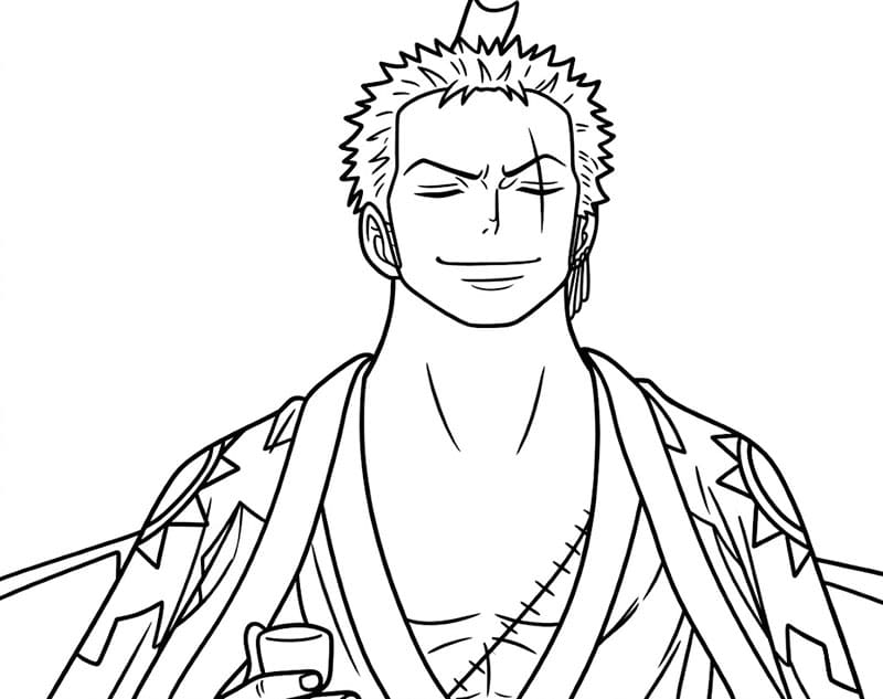 Zoro Tersenyum gratis