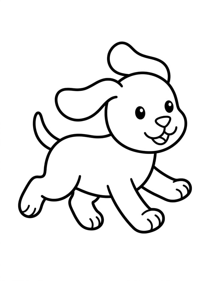 Anak Anjing Berlari
