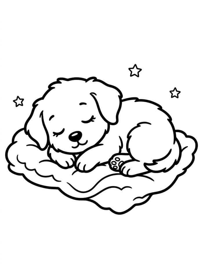 Anak Anjing Tidur