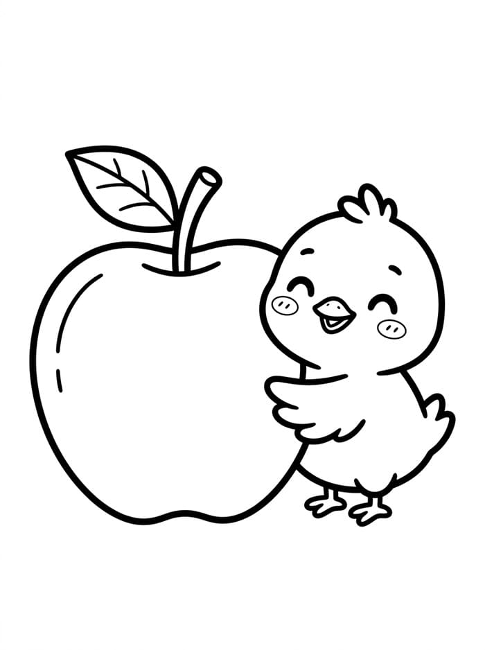 Anak Ayam dan Apel
