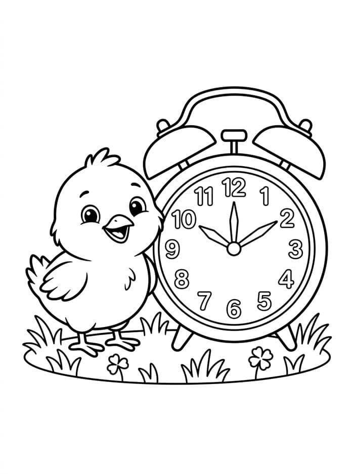 Anak Ayam dan Jam Alarm