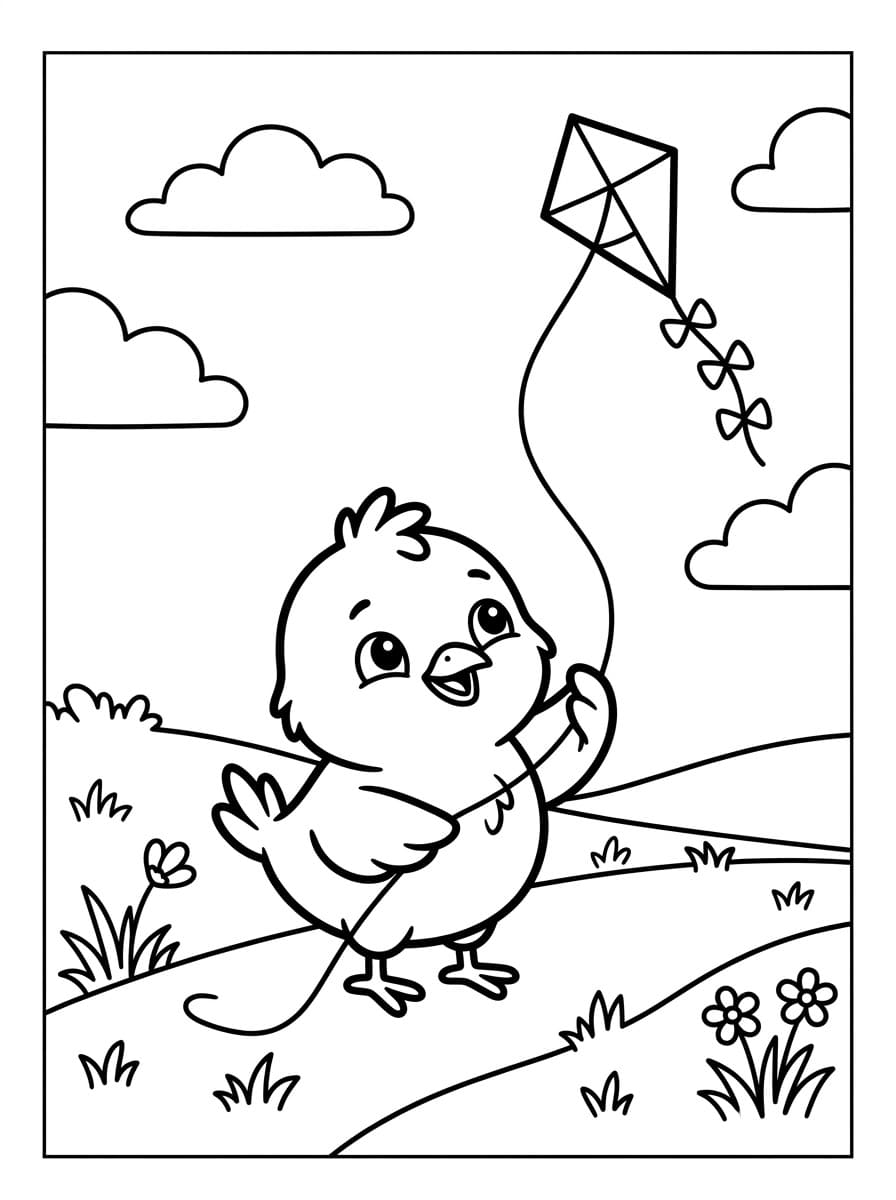 Anak Ayam dan Layang-Layang