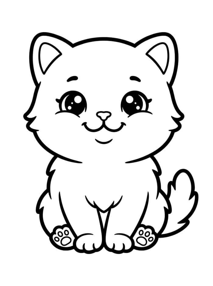 Anak Kucing Tersenyum