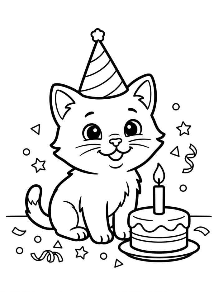 Anak Kucing Ulang Tahun