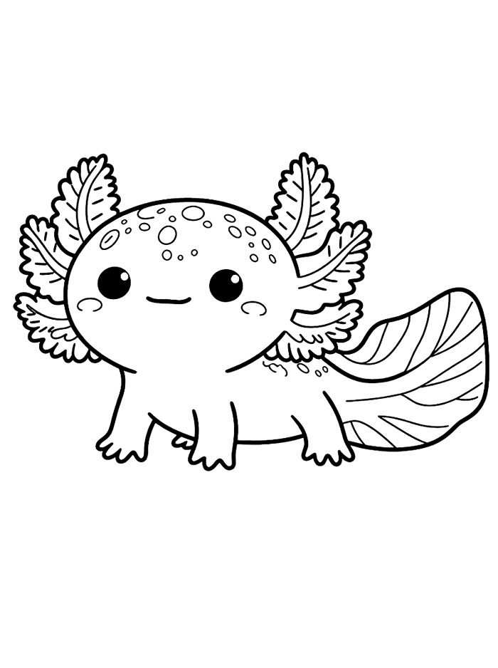 Axolotl tersenyum gratis