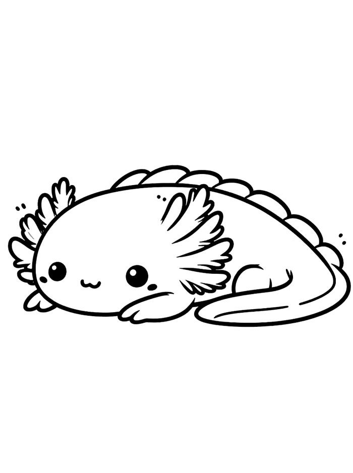 Axolotl yang imut