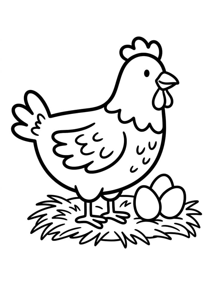 Ayam Betina dan Tiga Telur