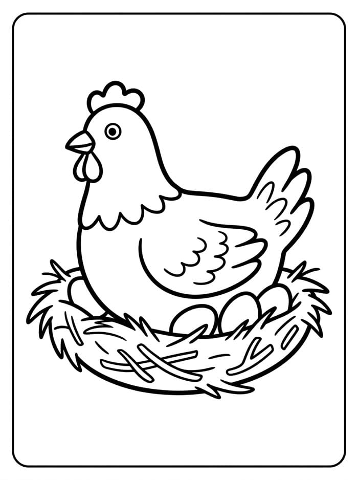 Ayam Betina menetas