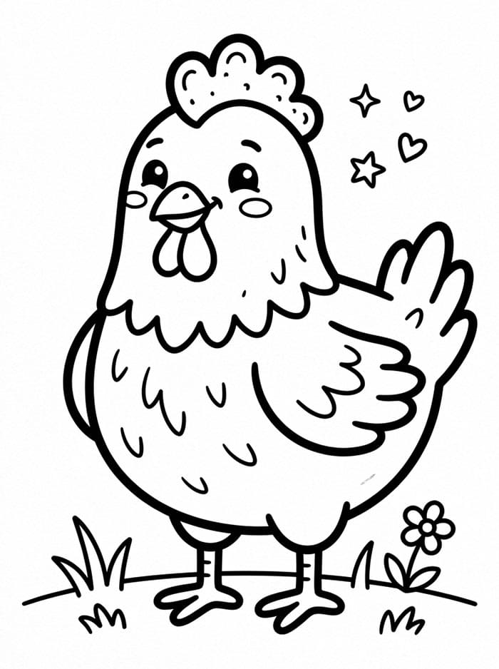 Ayam Betina Tersenyum