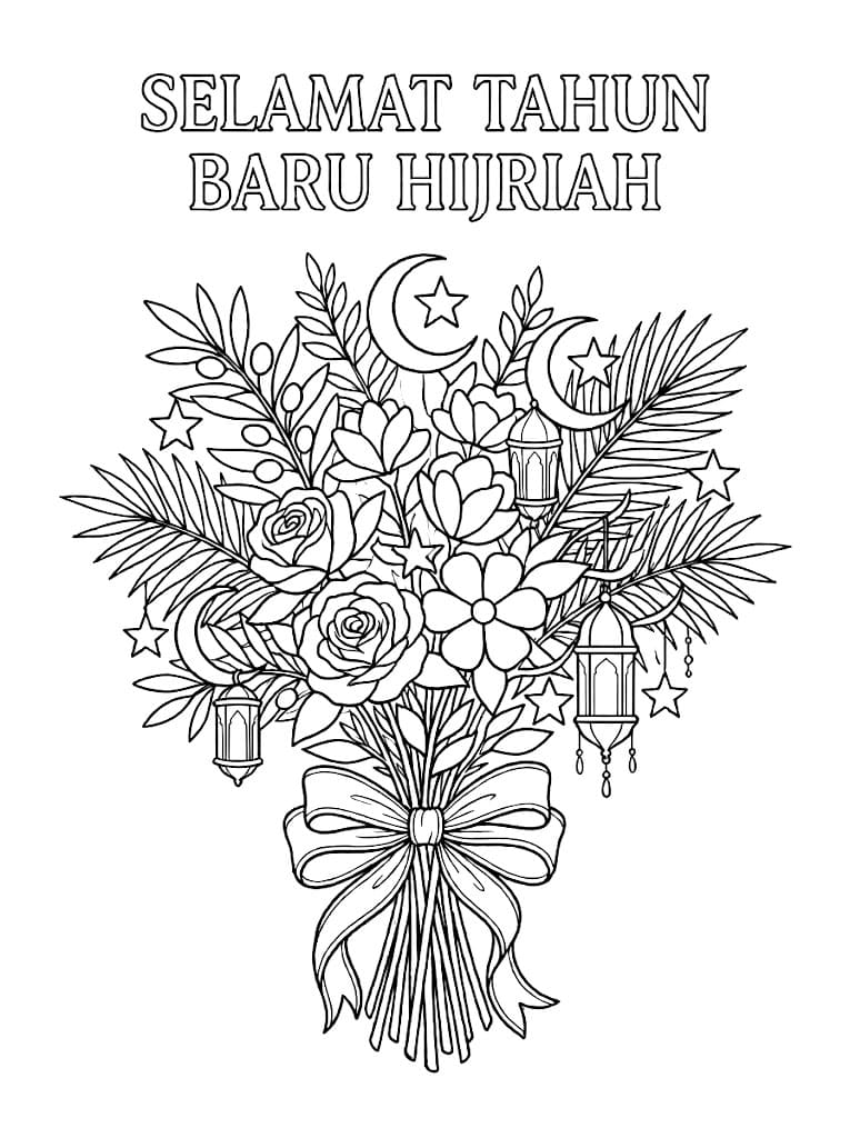 Buket Simbol Tahun Baru Hijriah