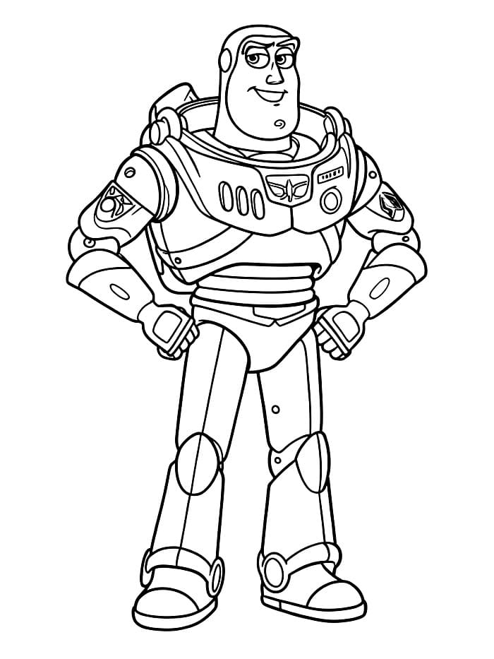 Buzz Lightyear berdiri
