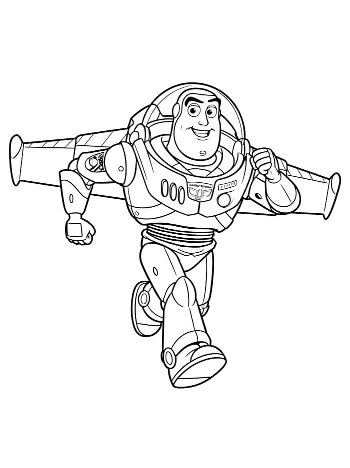 Buzz Lightyear berlari