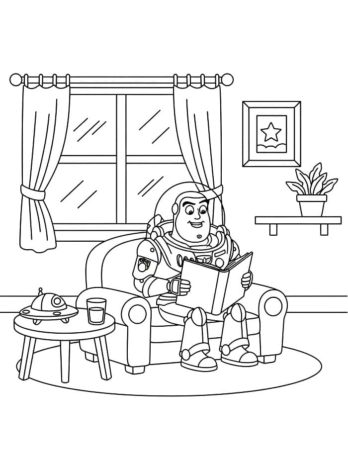 Buzz Lightyear di dalam ruangan