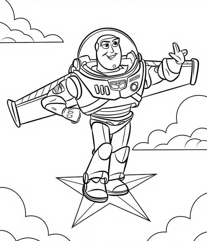 Buzz Lightyear di langit