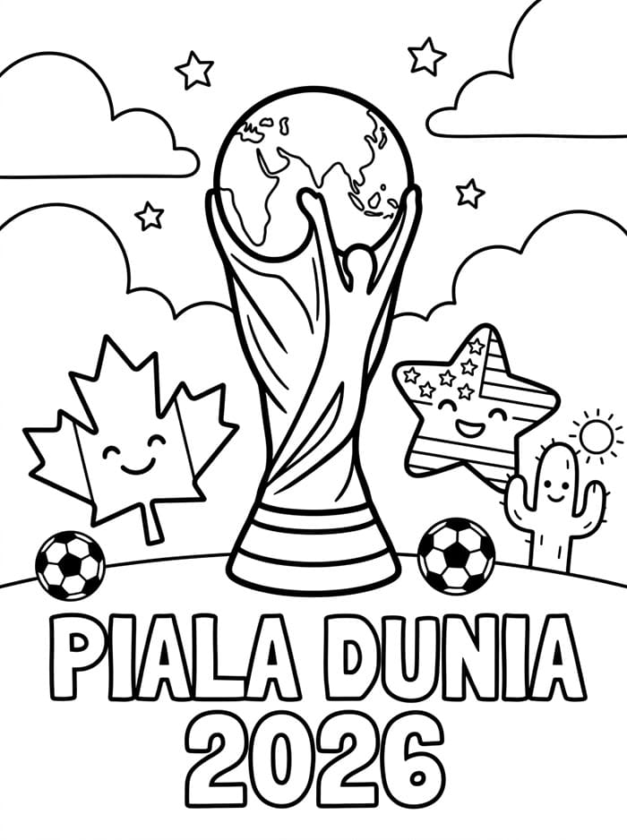Cetak gratis Piala Dunia 2026