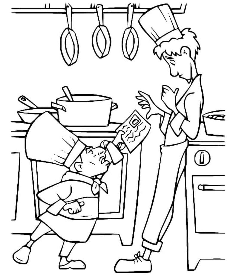 Chef Skinner dan Linguini