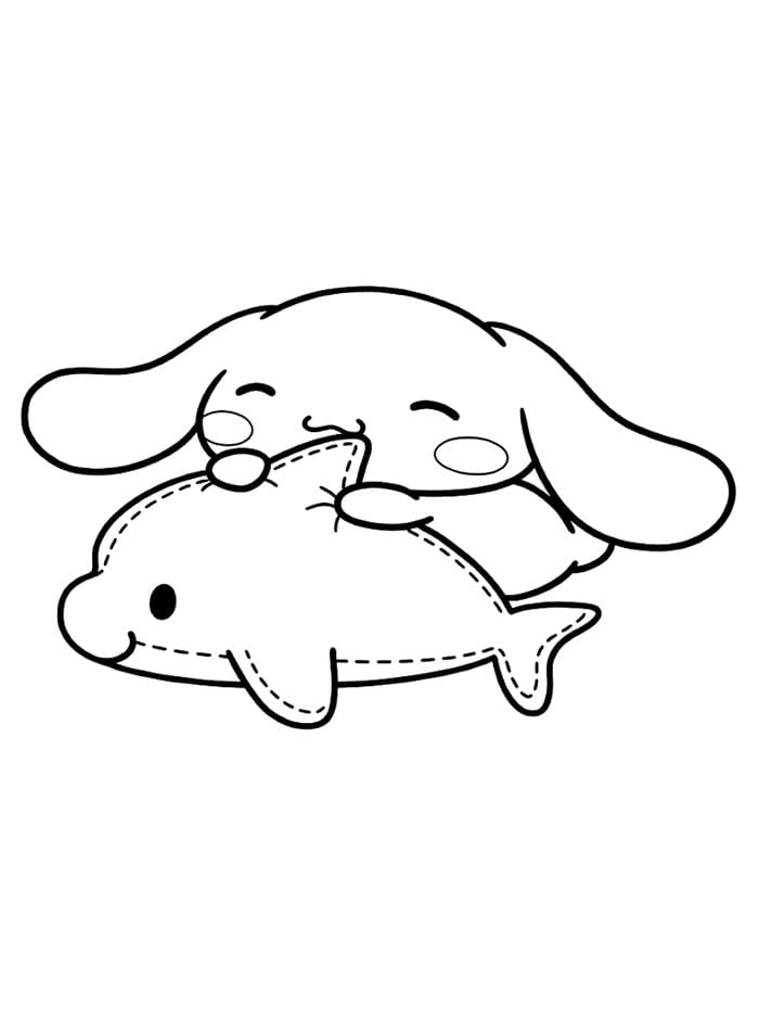 Cinnamoroll dan lumba lumba