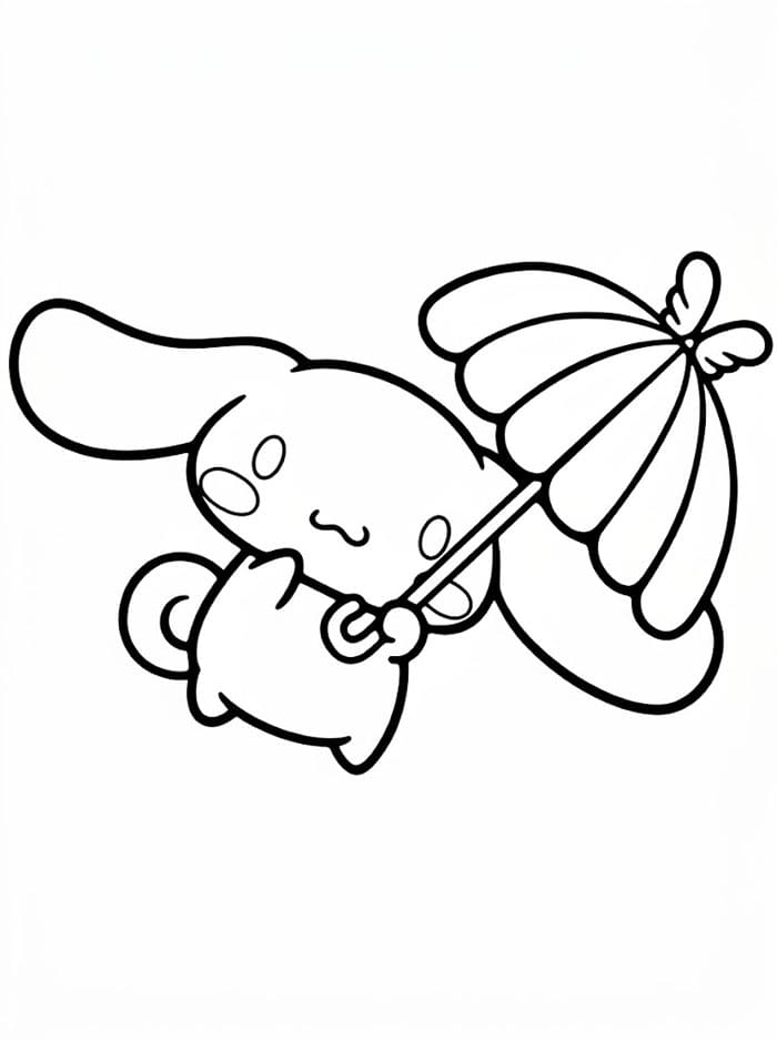 Cinnamoroll dengan payung