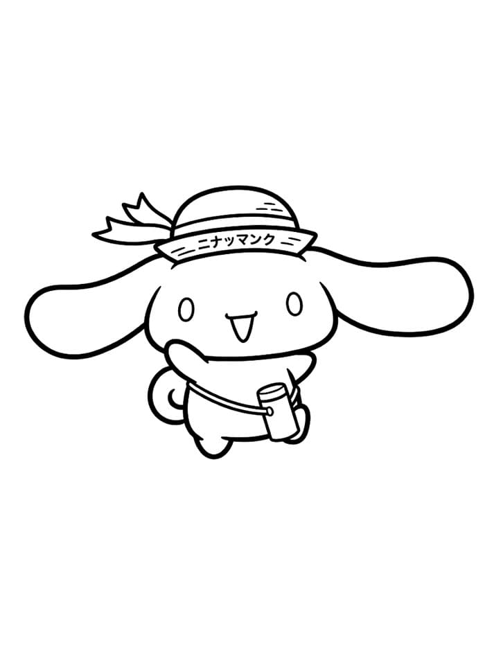 Cinnamoroll dengan tas