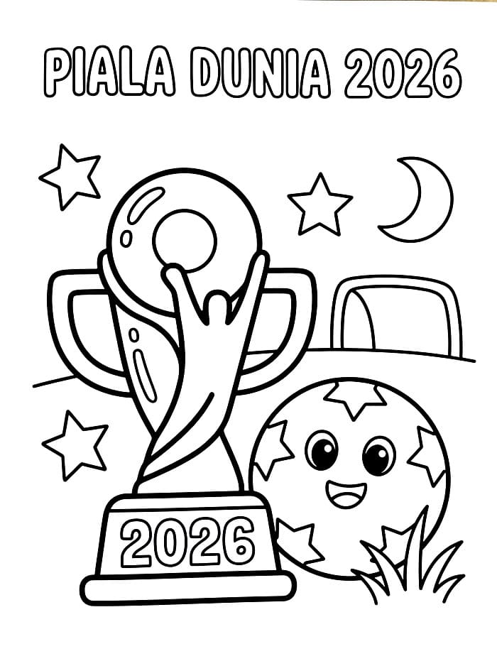 Gambar cetak Piala Dunia 2026