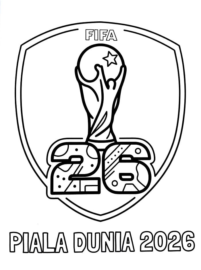 Gambar garis besar Piala Dunia 2026