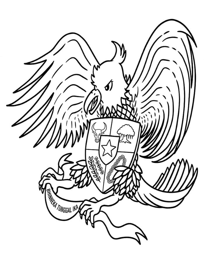 Gambar Pancasila dengan mudah